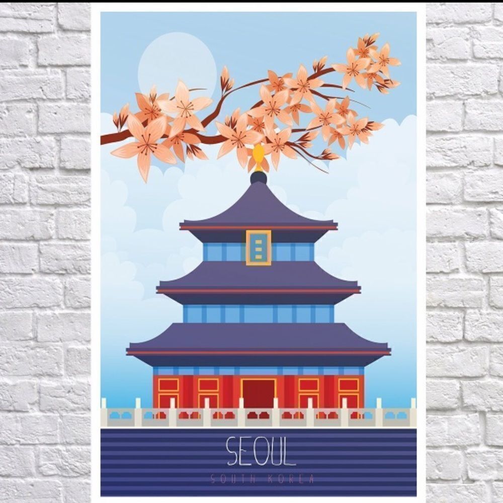 Seoul South Korea 🇰🇷 Print